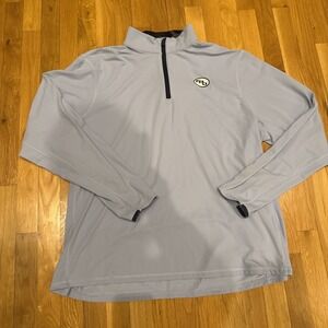 Greyson 1/4 Zip Mens‎ 3XL Light Blue Golf Performance Stretch